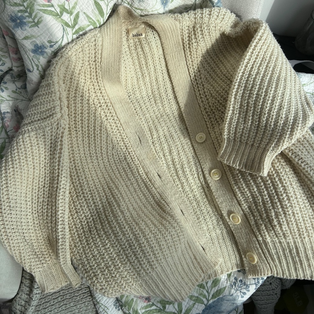 Babaa Cardigan no. 19 Natural
